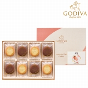 ゴディバ　ショコラ＆ブラン　ラングドシャクッキーアソートメント (30枚) (写真入りお名入れ)　205550　(内祝いギフト)