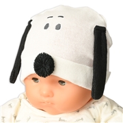 [36~40cm]新生児帽子　スヌーピー ホワイト