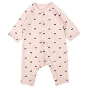 まいにちオール 長袖 キルト 総柄 ピンク