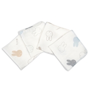 ガーゼハンカチ4枚入り ミッフィー オフホワイト