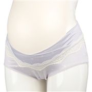 クロスショーツ 花柄 パープル