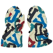 ミトン 柄 グレー