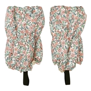 足カバー 柄 パープル