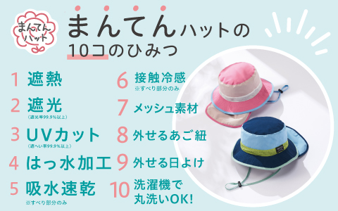 まんてんサファリハット