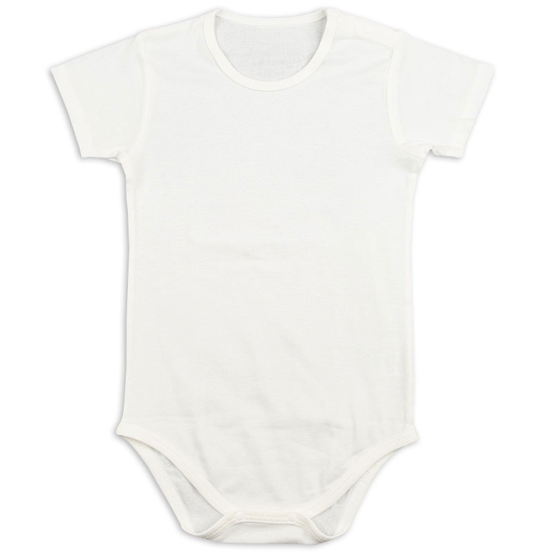 ＜赤ちゃん本舗＞ 新生児 半袖 かぶり [大きいサイズ] ロンパース ホワイト 新生児肌着・ベビー肌着・子ども肌着・パジャマ・おへや着 新生児・乳児（50〜80cm） インナーロンパース