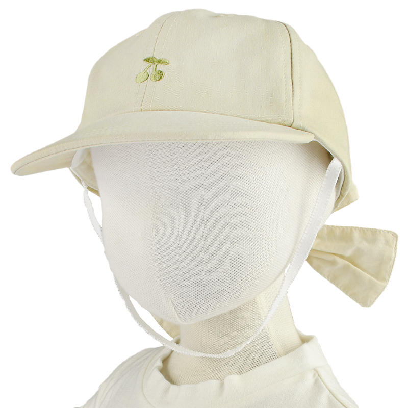  【SALE】[48〜50cm]キャップ バックリボン グリーン シューズ・ファッション小物 帽子・バッグ・ファッション小物 ベビー帽子