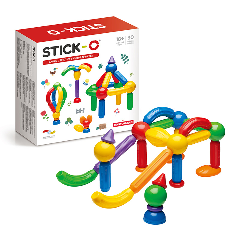 ＜赤ちゃん本舗＞ STICK-O(スティック・オー) ベーシック30 おもちゃ・遊具・乗用玩具・三輪車 ブロック・パズル・おえかき