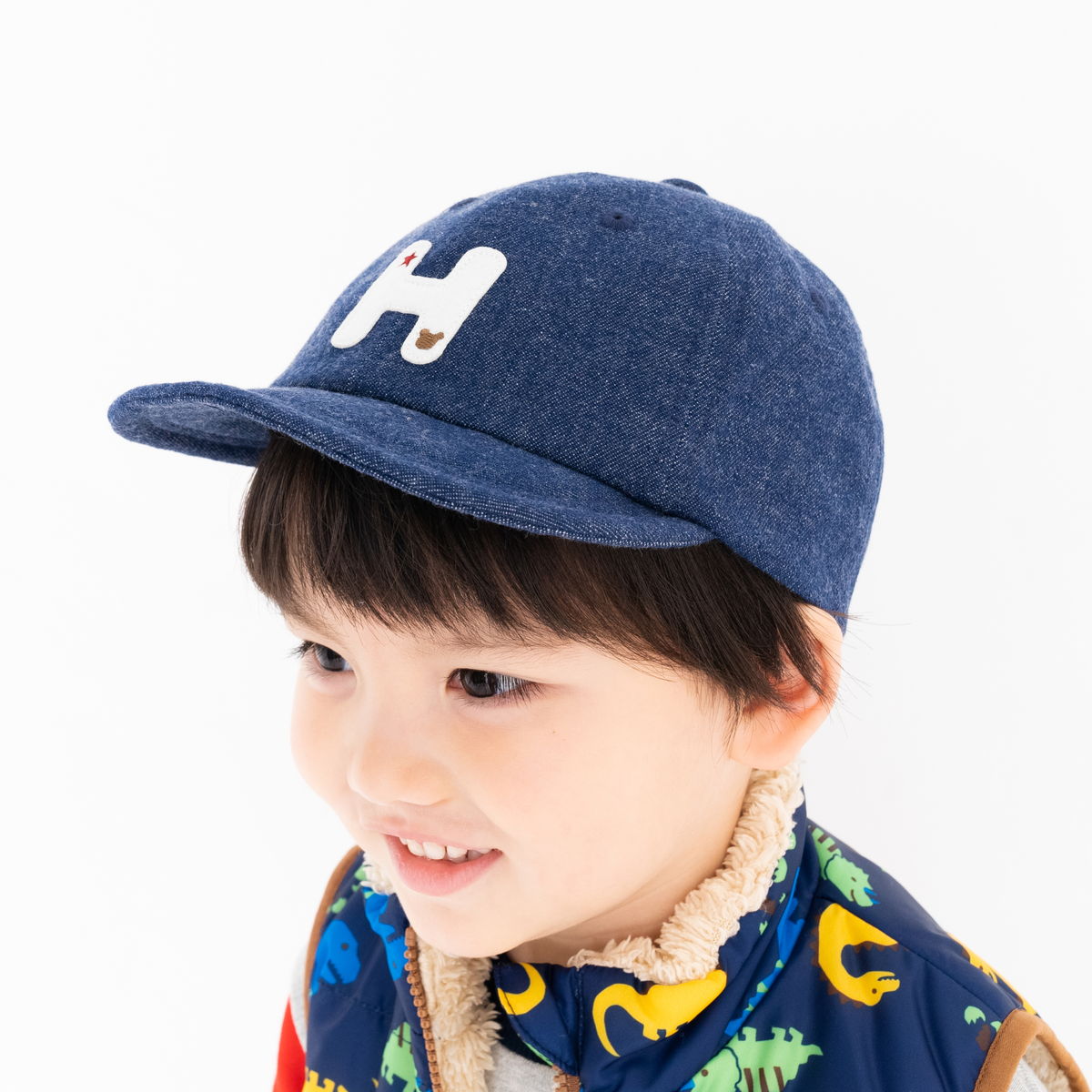 ＜赤ちゃん本舗＞ キャップ インディゴブルー シューズ・ファッション小物 帽子・バッグ・ファッション小物 ベビー帽子画像