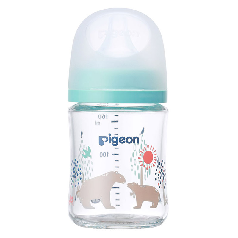  母乳実感 耐熱ガラス 160ml Bear 育児用品 授乳用品 ほ乳びん・乳首