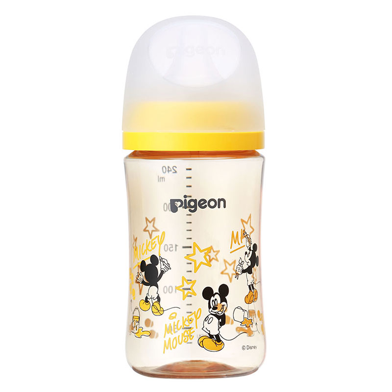 ＜赤ちゃん本舗＞ 母乳実感 プラスチック 240ml Disney 育児用品 授乳用品 ほ乳びん・乳首画像