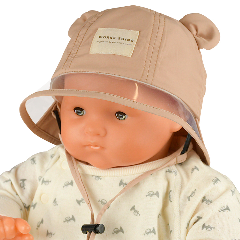 ＜赤ちゃん本舗＞ [300Pプレゼント]【SALE】[44・46?]ハット 耳付き はっ水 ベージュ シューズ・ファッション小物 帽子・バッグ・ファッション小物 新生児・乳児帽子画像