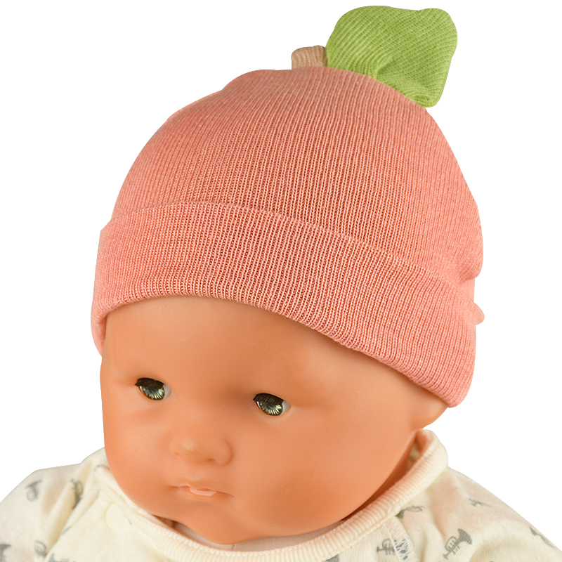 ＜赤ちゃん本舗＞ [200Pプレゼント][32〜36?]ニット帽子 フルーツ 生まれてすぐにかぶれるサイズ レッド シューズ・ファッション小物 帽子・バッグ・ファッション小物 新生児・乳児帽子