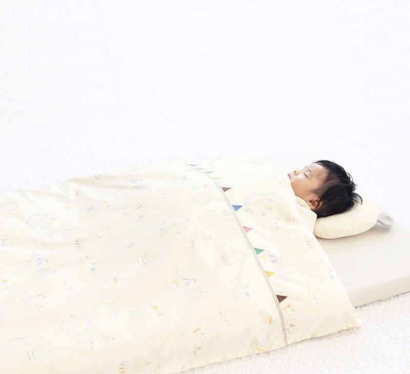 ベッド付き【日本製】洗える ミニサイズ ベビー布団 7点セット