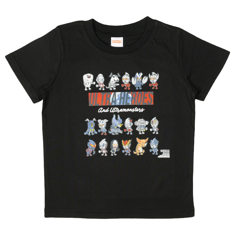 [キッズ]Ｔシャツ　パンソンワークス　ウルトラマン ブラック