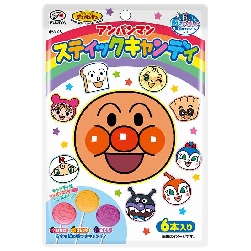 スティックキャンディ 6本 アンパンマン 食品 お菓子(おやつ)キッズのお菓子 赤ちゃん本舗(アカチャンホンポ)