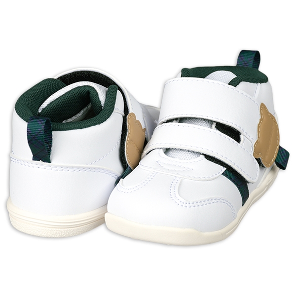 【SALE】[12.0～14.0cm]瞬足足育ベビーＪＢ－１６２　ホワイト ホワイト 12.5cm