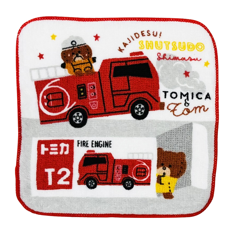 プチタオル5P26 ツムパパトミカ BOX 16x16cm