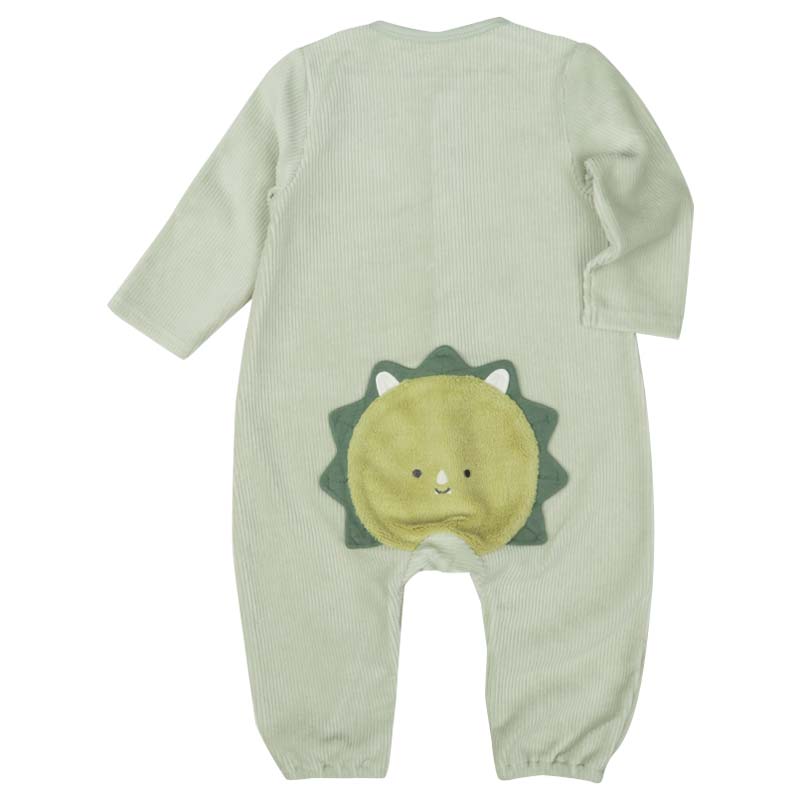 長袖 プレオール おしりアニマル ボア 恐竜 グリーン 60cm