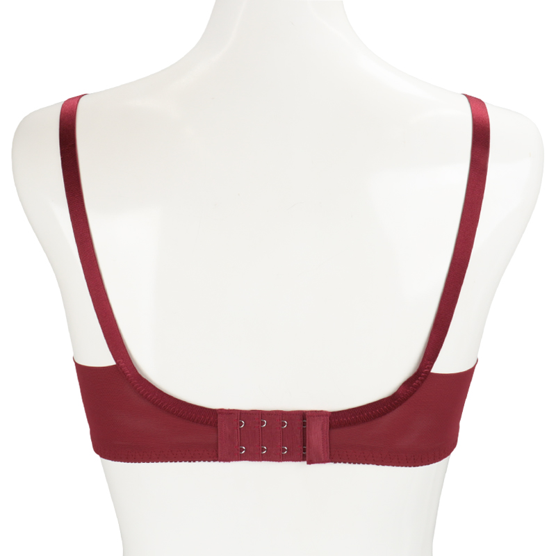 シルエットキレイノンワイヤーブラ花柄(授乳機能付) レッド レッド M