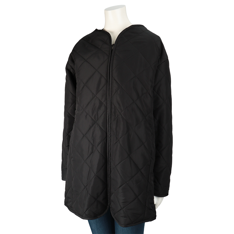 だっこもおんぶもできるキルトコート ブラック ブラック M~L