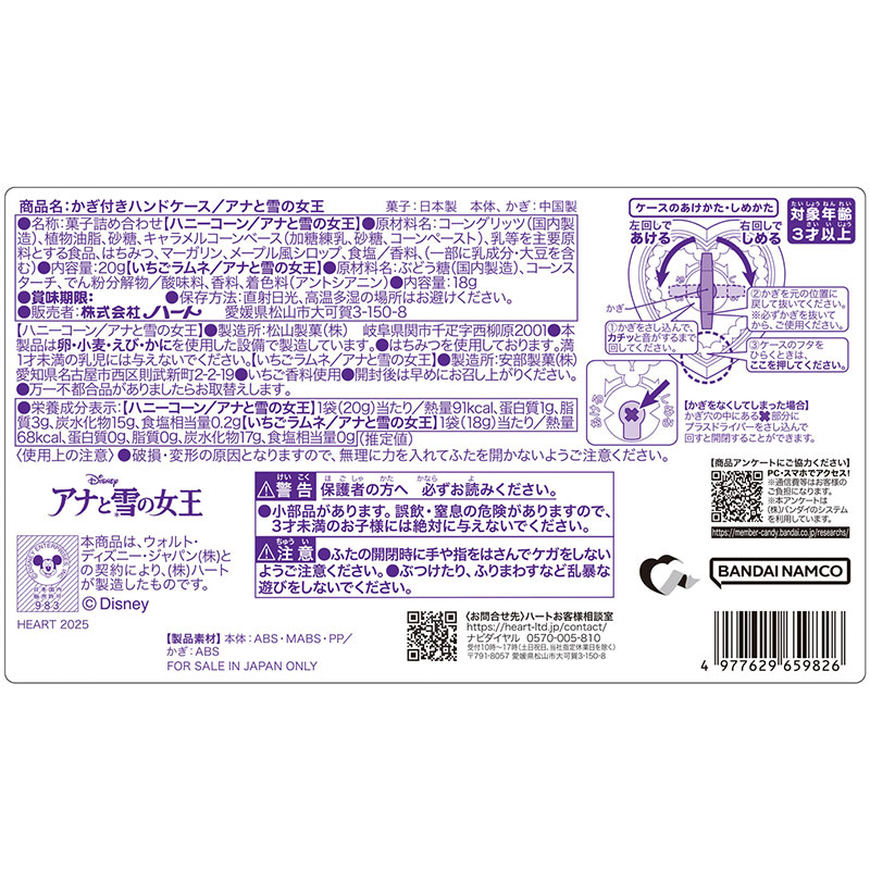 かぎ付きハンドケース アナと雪の女王