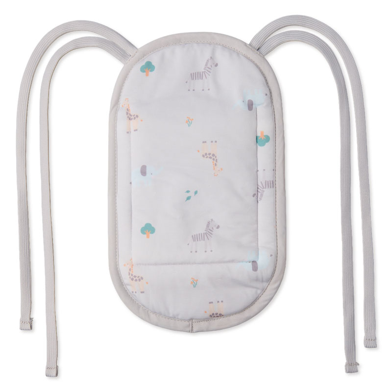 ひえひえマット だっこひも用 強冷感 アニマル柄 グレー F