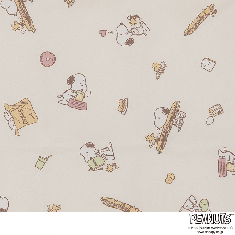 おひるね用敷きふとん スヌーピー アイボリー