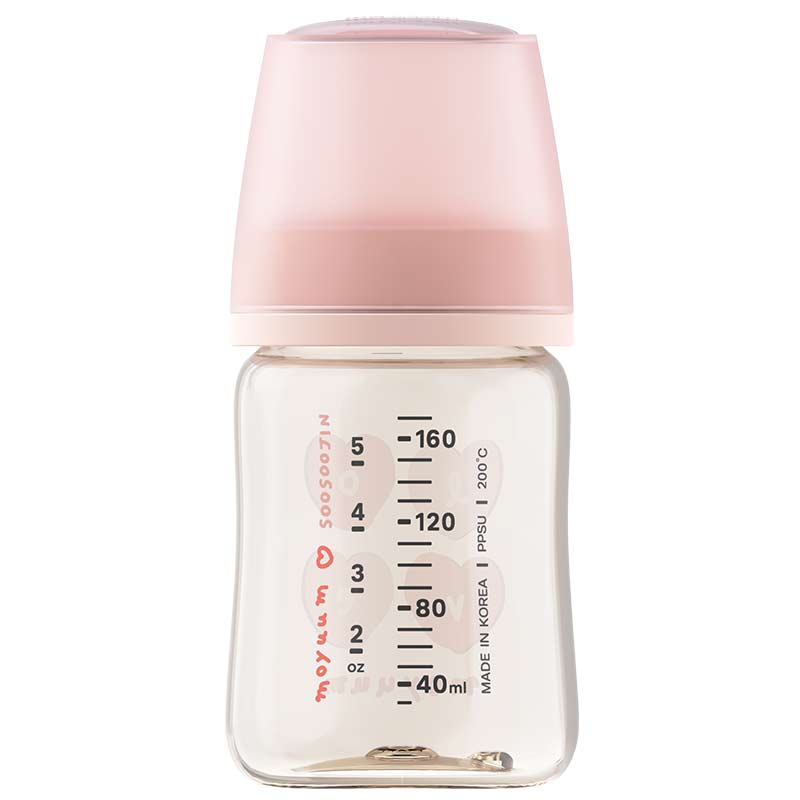 MOYUUM(モユム) プラスチック哺乳瓶 モアラブピンク 170ml 170ml