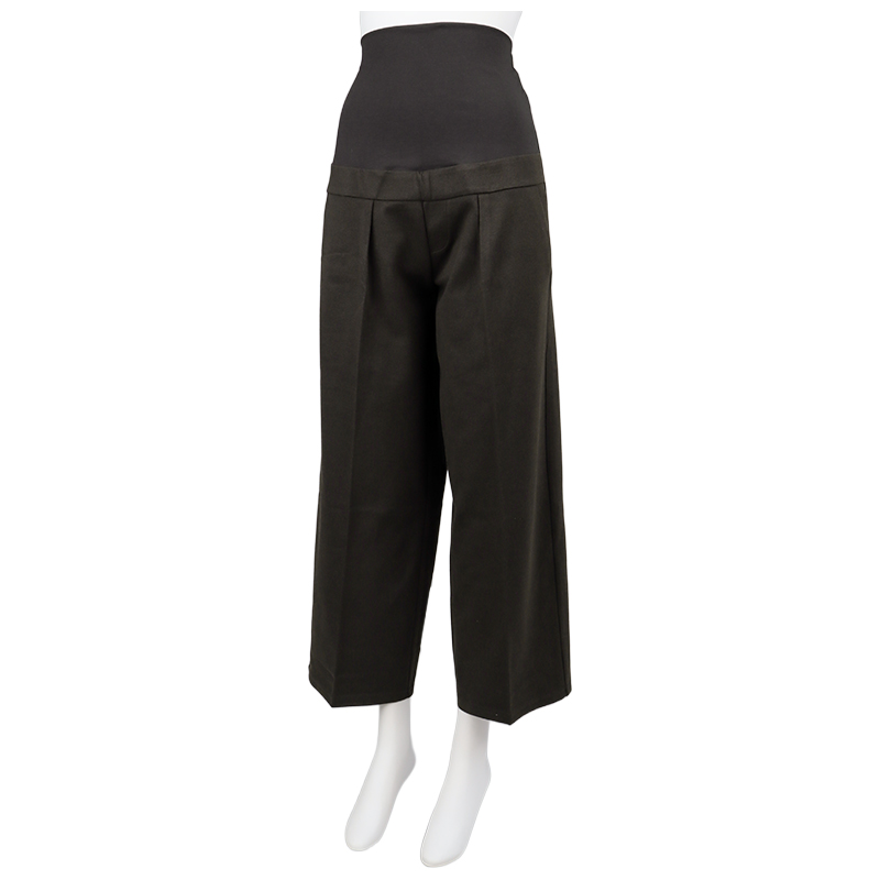 あったかタックワイドパンツ チャコールグレー チャコールグレー M