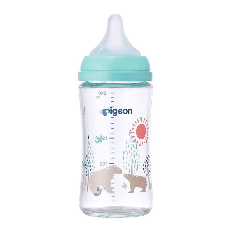 ピジョン 母乳実感 哺乳びん 耐熱ガラス Bear 160ml - 哺乳瓶