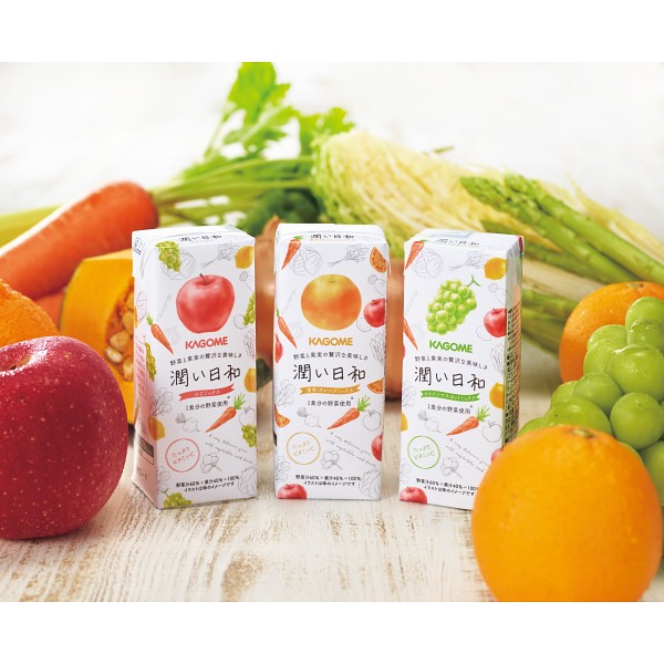 【お急ぎ便対象商品】カゴメ 潤い日和(9本)(お名入れ) (内祝いギフト)