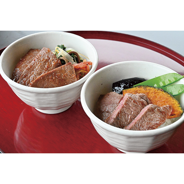 【冬ギフト】米沢牛黄木米沢牛ステーキ2個・焼肉ご飯2個 (内祝いギフト) 送料当社負担