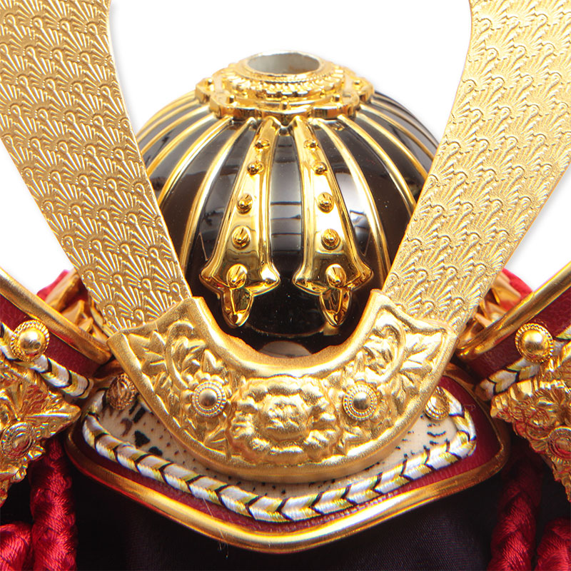 送料無料】 久月 兜ケース飾り「松葉打大鍬形二太刀」 56100K 五