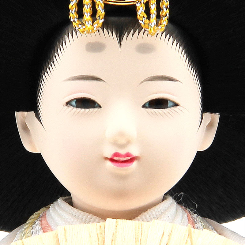 親王ケース飾り「ブランパールミミ」 38090M 雛人形 【メーカー直送】 ナチュラル