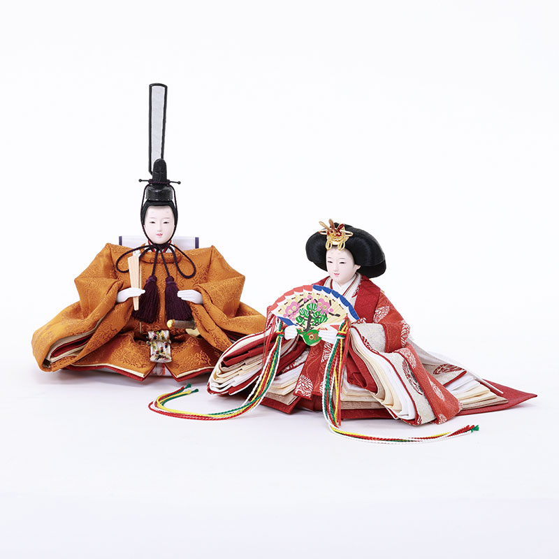 親王飾り「三曲枝桜黄櫨染」 33594F 雛人形 【メーカー直送】 その他