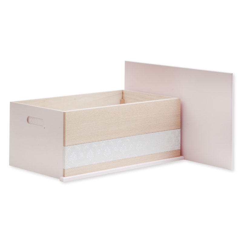 親王収納飾り「ナチュラルピンク桜」 35113K 雛人形 【メーカー直送】 ピンク