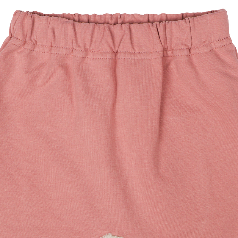 モンキーパンツ ボアアニマル うさぎ ピンク 70cm