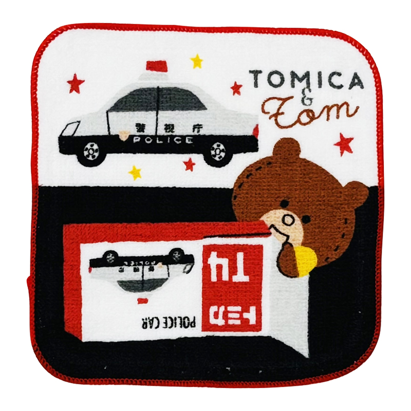 プチタオル5P26 ツムパパトミカ BOX 16x16cm