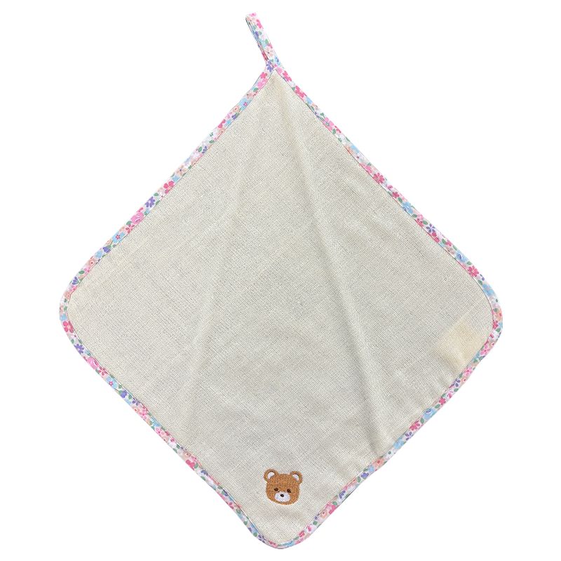 ガーゼループ付きタオル3P26 ハーモナイズ PK 27x27cm