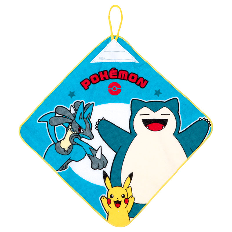 ループ付きタオル3P26 ポケモン P4513 27x27cm