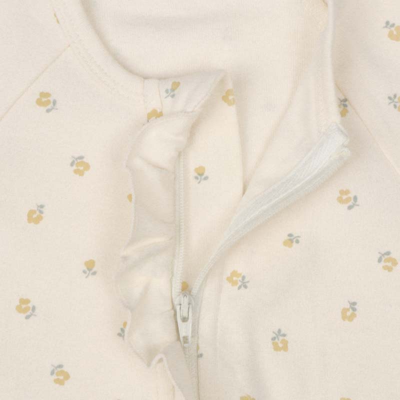 お着替えかんたんオール ジッパー付 アイボリー アイボリー 60~70cm