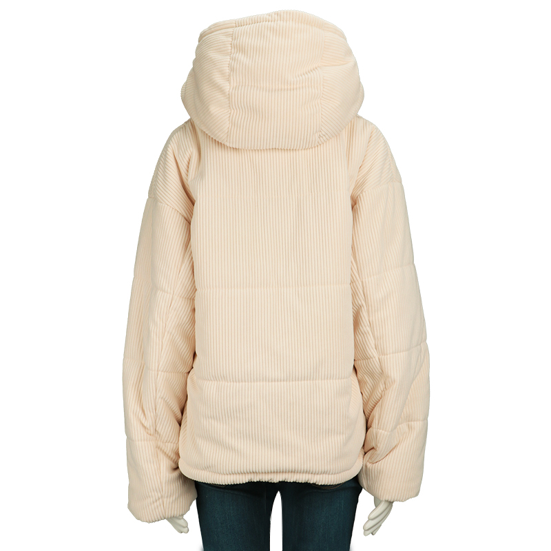 中綿ニットコールコート&ケープセット アイボリー アイボリー M~L