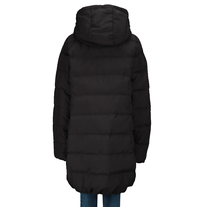 便利ポケット付き撥水ダウンコートケープセット ブラック ブラック M~L