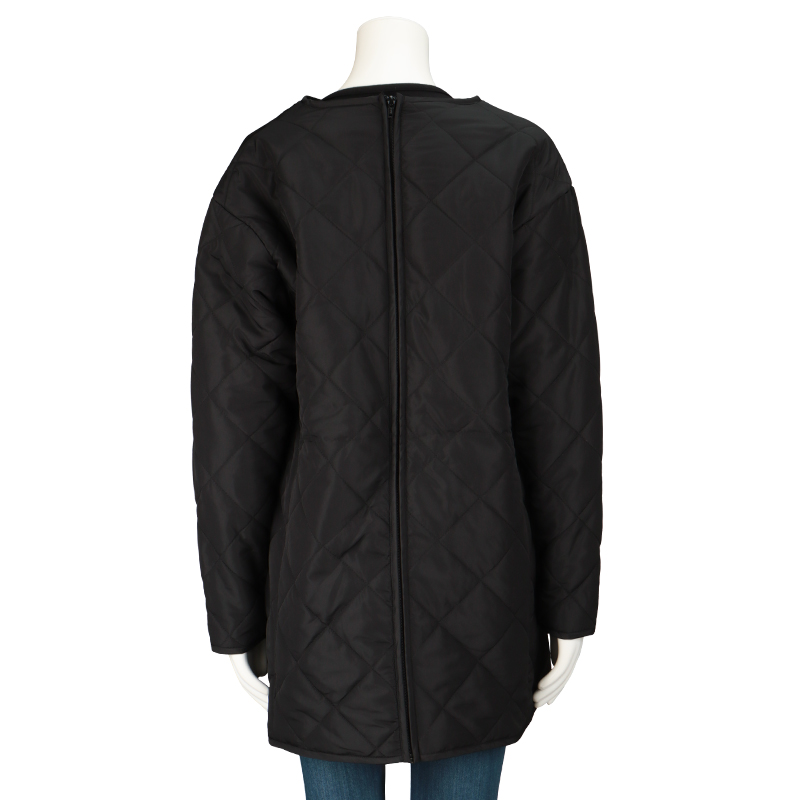 だっこもおんぶもできるキルトコート ブラック ブラック M~L