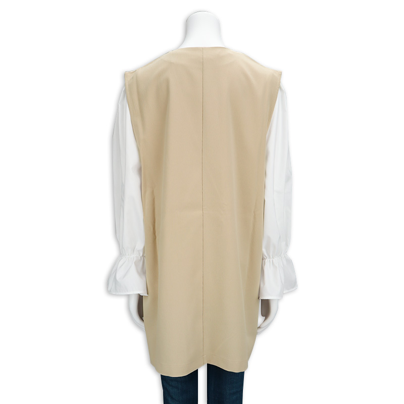 キャンディスリーブジレセット ベージュ ベージュ M