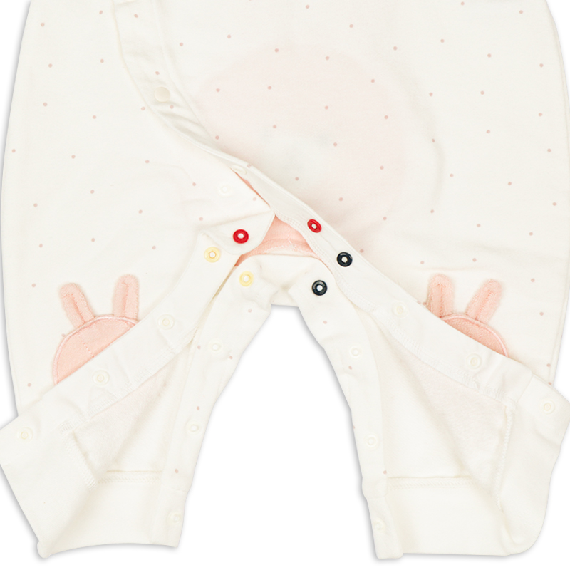 はいはい応援 長袖プレオール おしりモチーフパイル ピンク ピンク 60cm