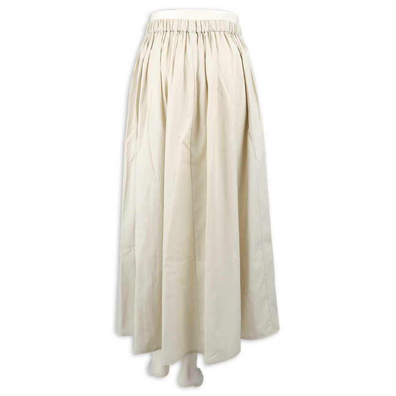 ギャザースカート アイボリー アイボリー M