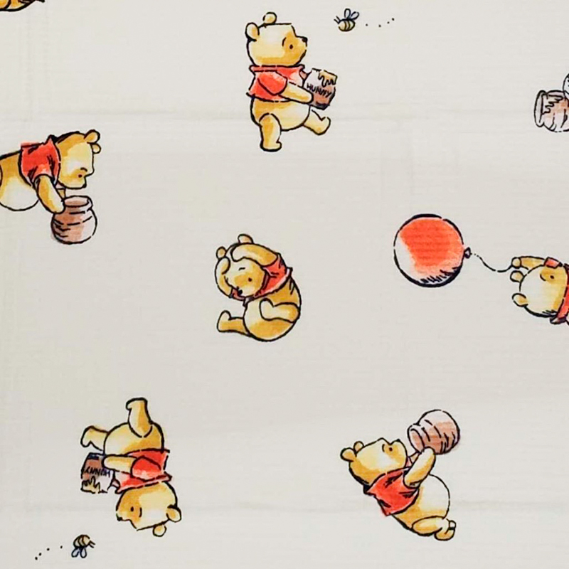 インナーパイルガーゼケット くまのプーさん クリーム