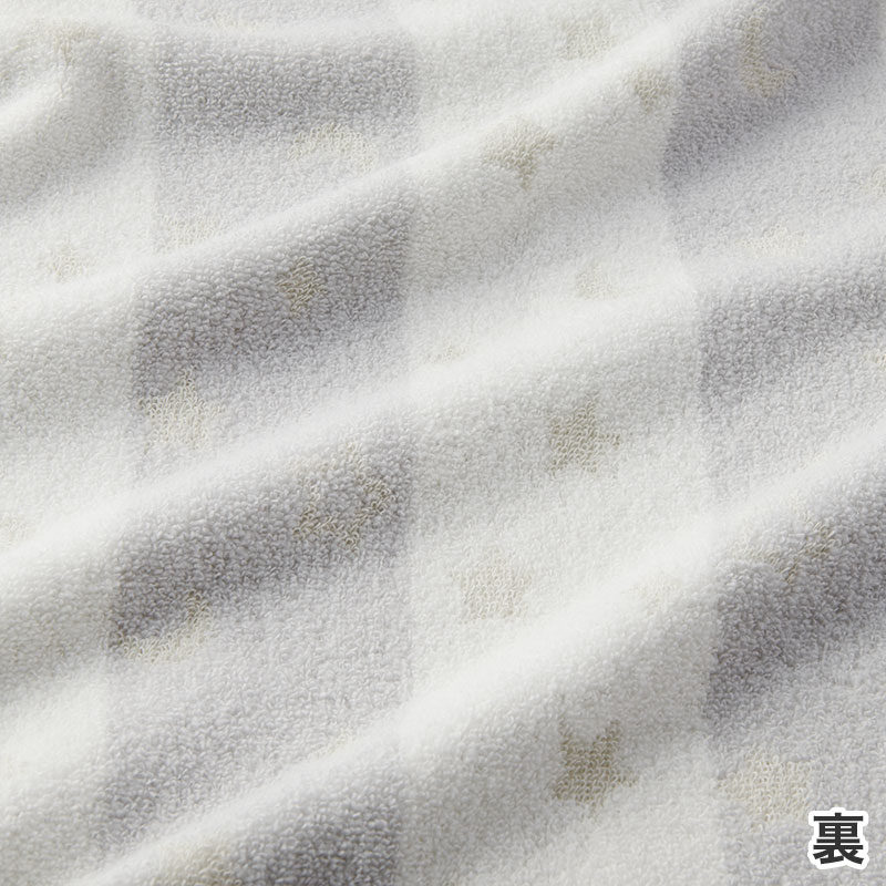 ジャガードタオルケット 星月 グレー