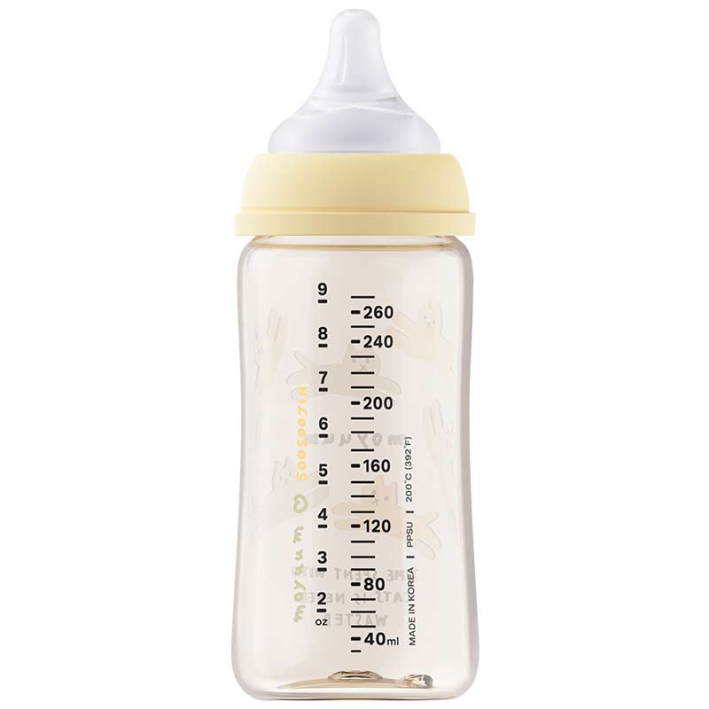 MOYUUM(モユム) プラスチック哺乳瓶 キャッツイエロー 270ml 270ml